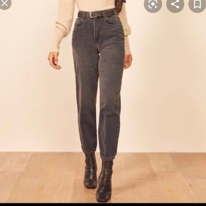 Reformation Kris Jeans Black size 26